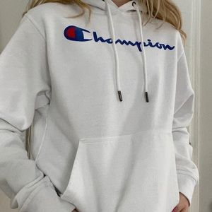 Champion Women’s White Graphic Hoodie